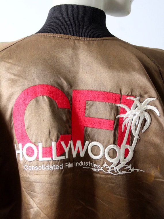 vintage satin club jacket, CFI Hollywood - image 6