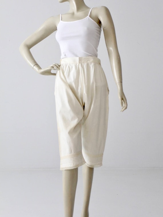 antique bloomers, Victorian pantaloons, 1900s lin… - image 1