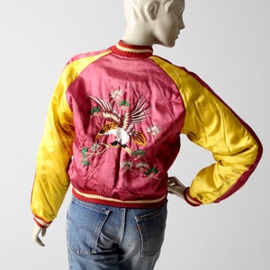Japanese souvenir jacket, vintage Suka-Japanese tour jacket image 8