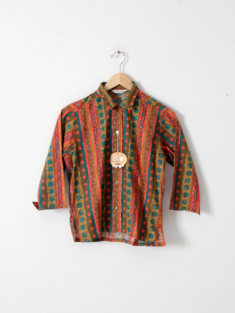 vintage 50s blouse by Preston Lady image 3