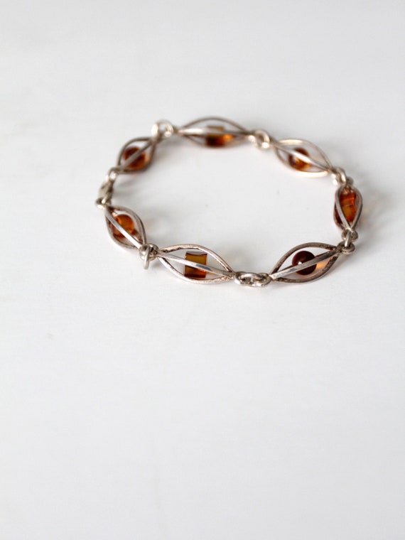 vintage amber bracelet - image 8