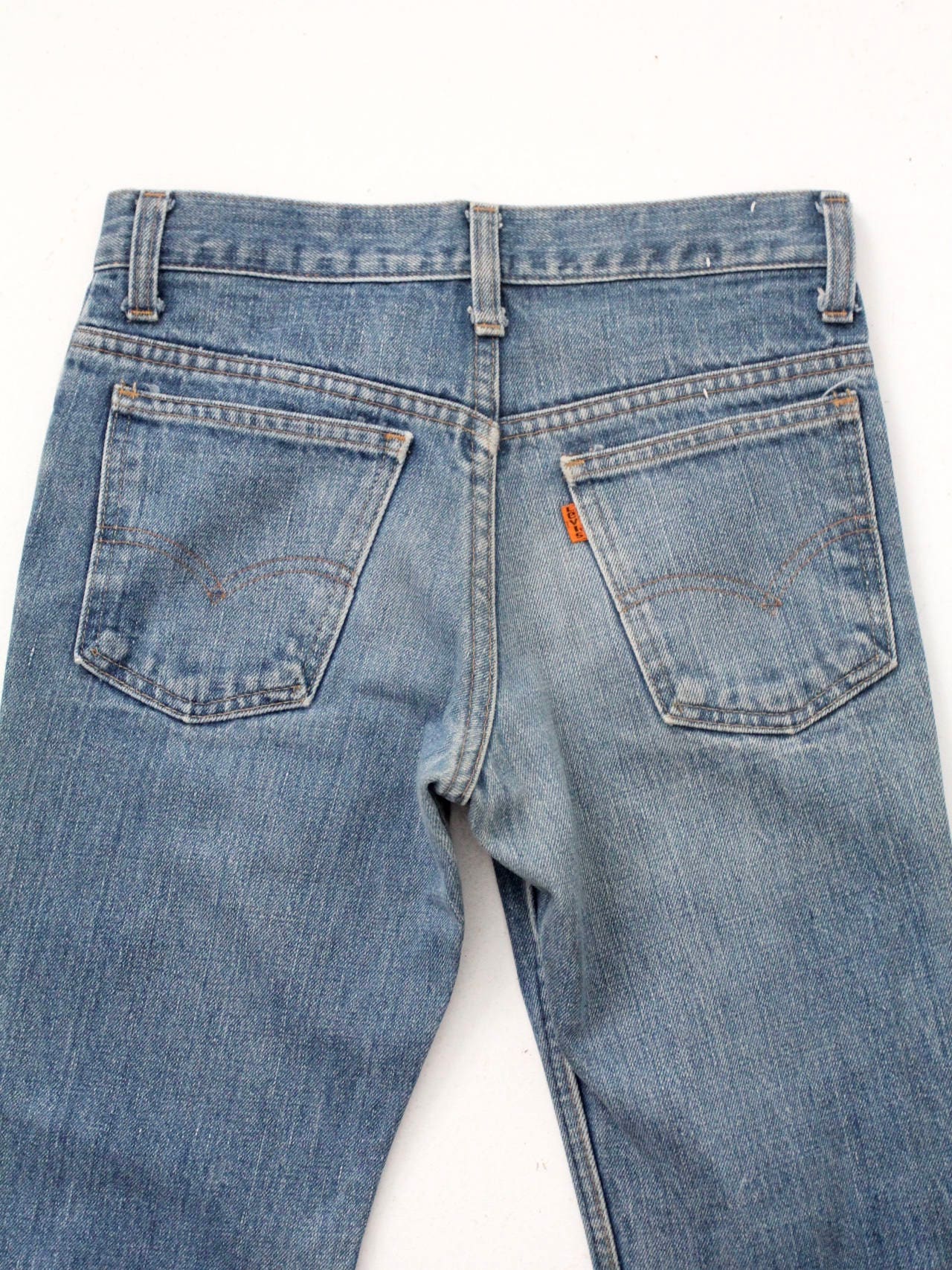 Levi's Vintage Jeans, 1970s Denim Flares, 784 Bell Bottoms, 27 X