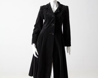 vintage 60s Stirling Cooper Sheraton velvet coat