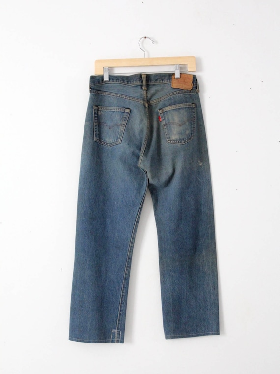 vintage Levis 501 red line jeans, 32 x 28 - image 6
