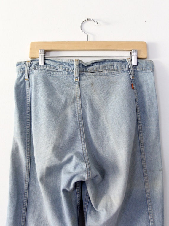vintage 1970s Levis bell bottom jeans 34 x 32 - image 4
