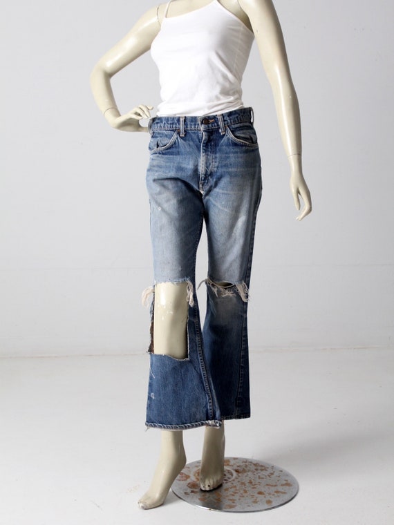 vintage Levis 646 distressed jeans 31 x 28 - image 1