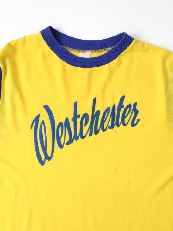 1980s Westchester t-shirt, vintage two color grap… - image 4