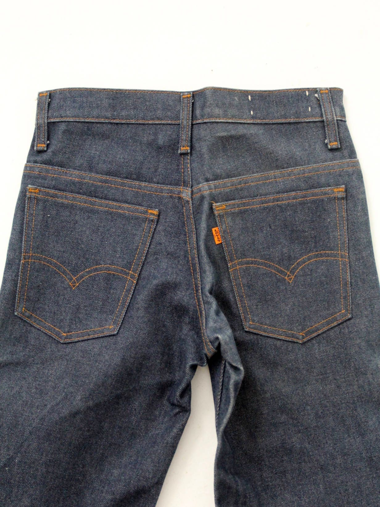 1970s Levis 684 Bell Bottom Jeans: Vintage Dark Wash Denim