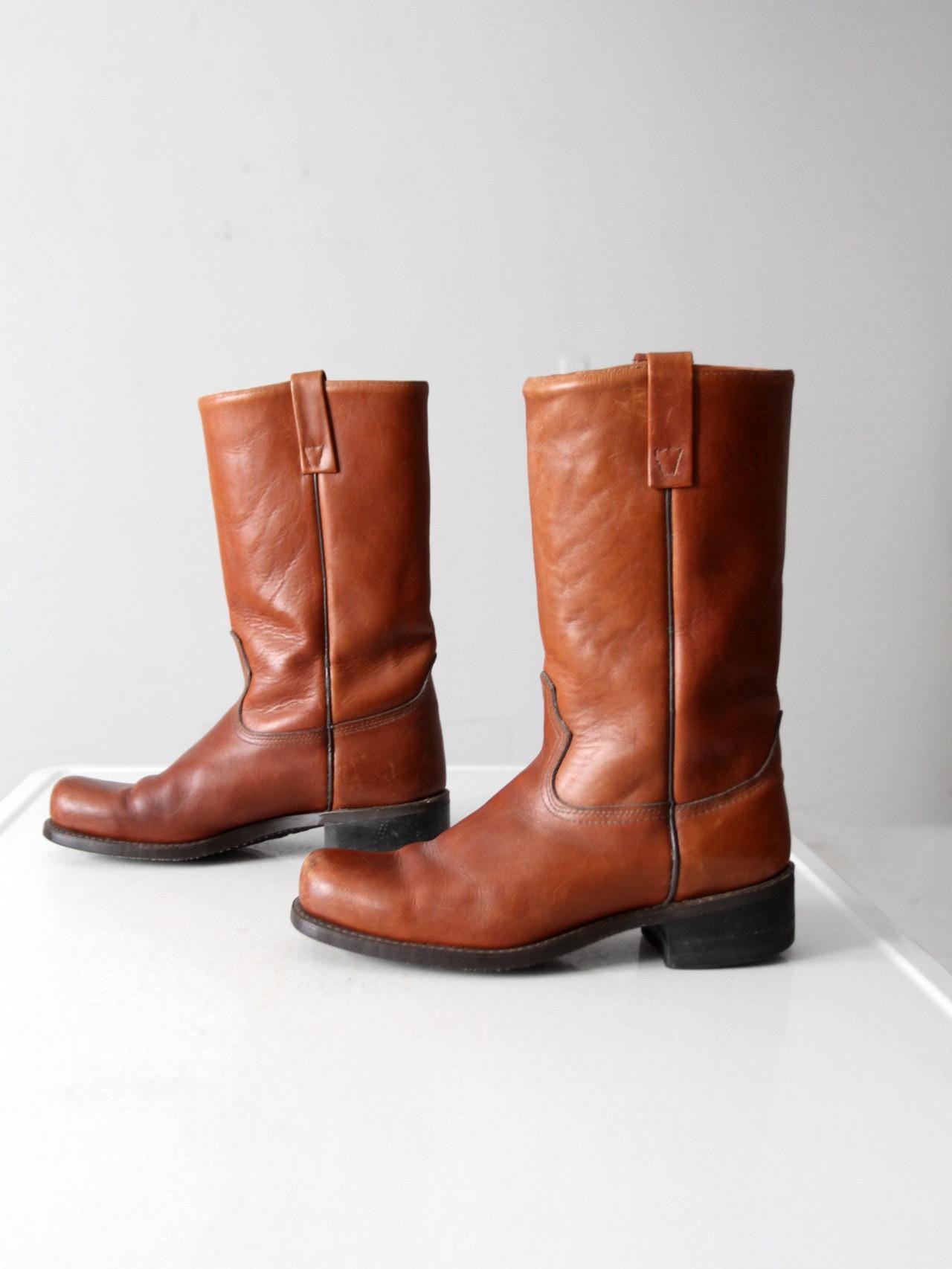 Vintage Frye ブラウン ロングブーツ 6 B saa002884-1.jpg