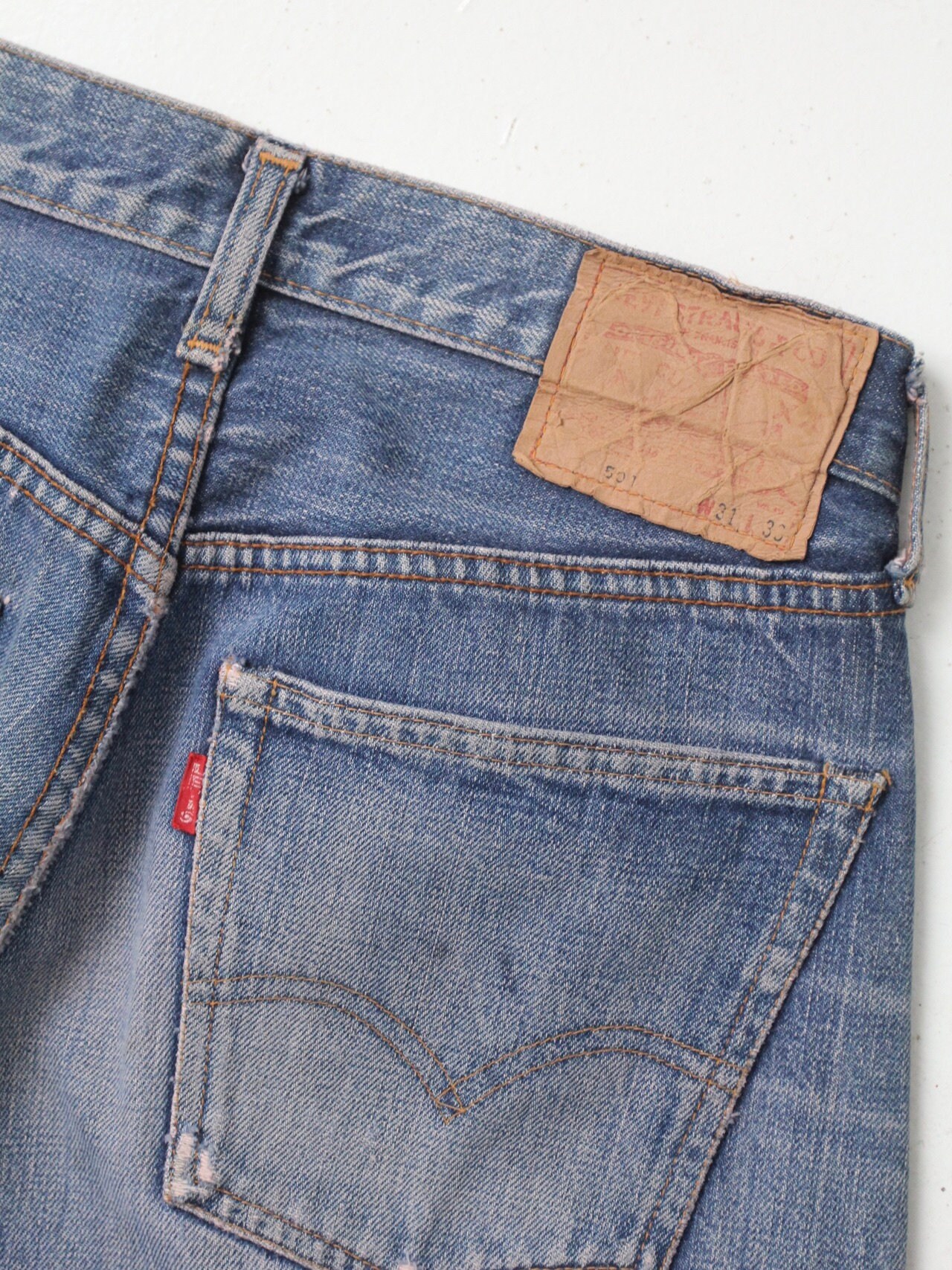 Levis 501 Big E Selvedge Jeans, Vintage Levi's Red Line Levis 501 Big E Selvedge Jeans, Vintage Levi's Red Line