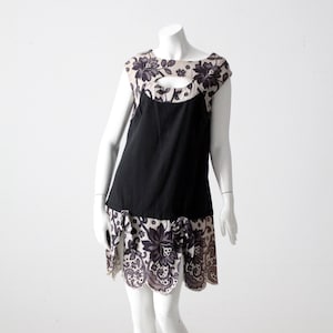vintage black lace cocktail dress