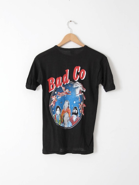 ビンテージ　Tシャツ　bad company バッドカンパニー 1970s Bad Company Band Tee, Desolation Angels Bootleg Concert Tee