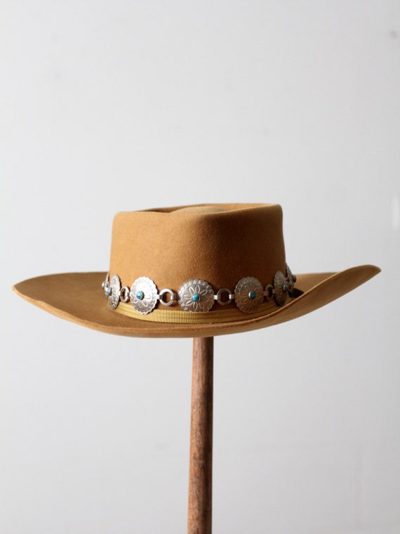vintage Westchester concho belt western hat - image 1
