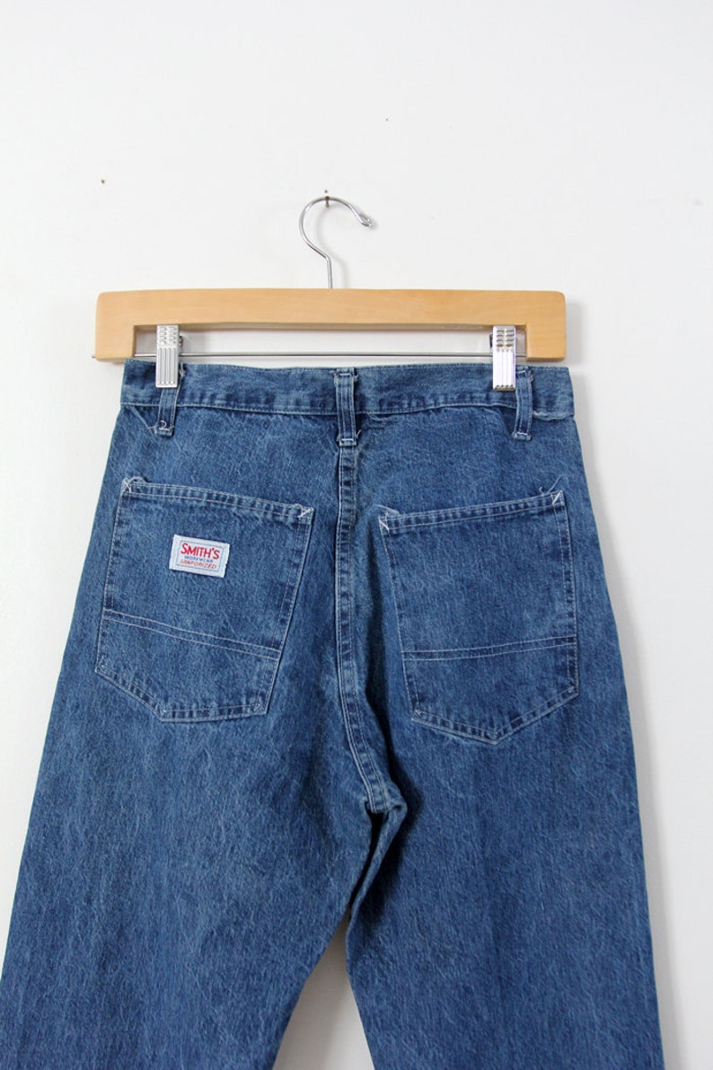 Vintage Smith's Denim Jeans Sanforized Work Wear Waist - Etsy