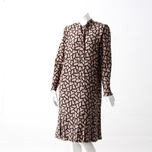 vintage 80s Pierre Cardin silk dress