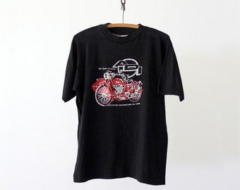 vintage motorcycle t-shirt,  ADI