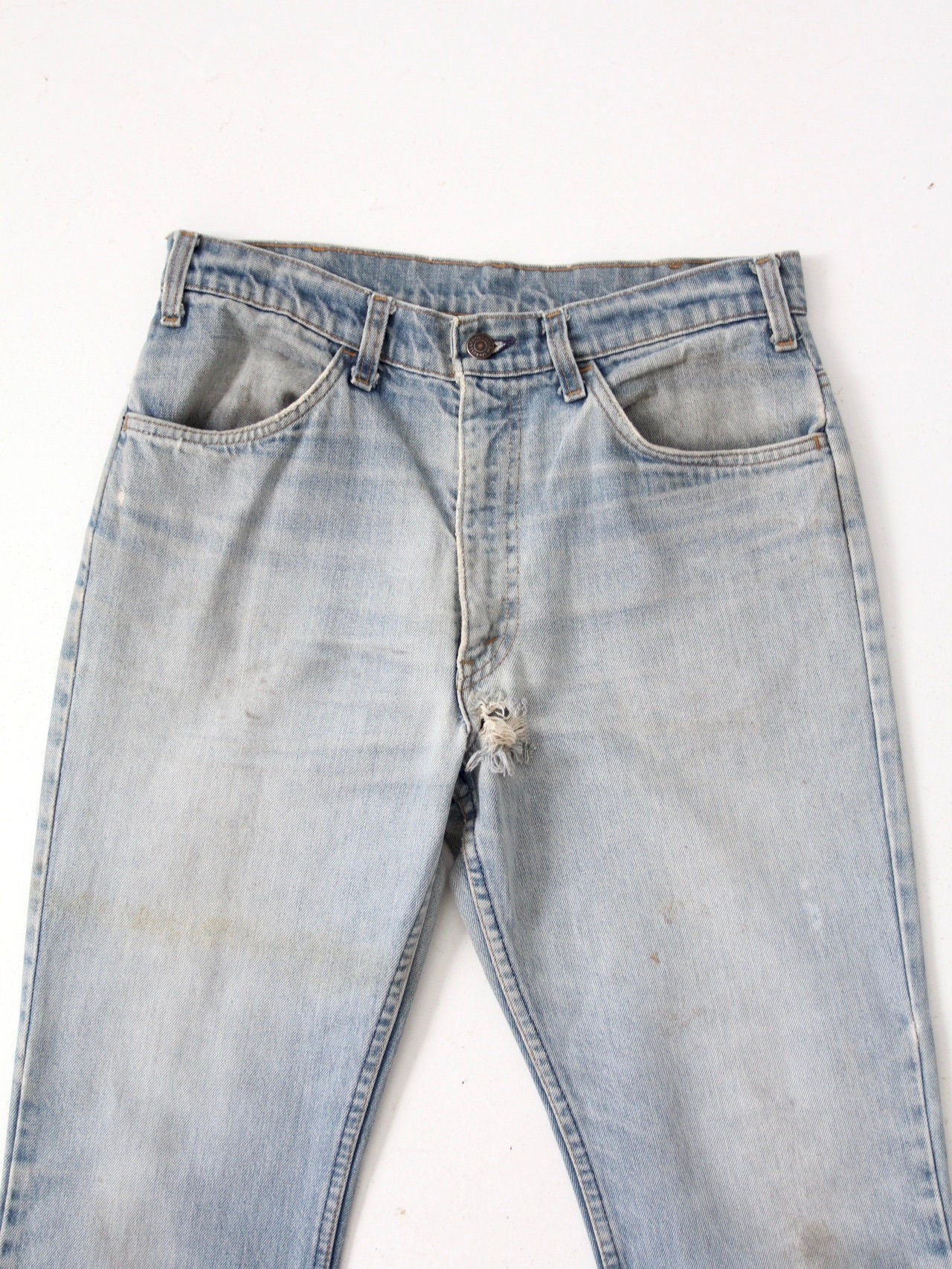 LEVI’S 646 FLARE – SINGLE STITCH / 70S Vintage 70s Levis Jeans, 646 High Waist Crop Flare Denim, 33