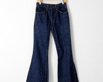 1970s Levis Bell Bottom Jeans 30 X 31 Vintage Dark Wash Levis - Etsy