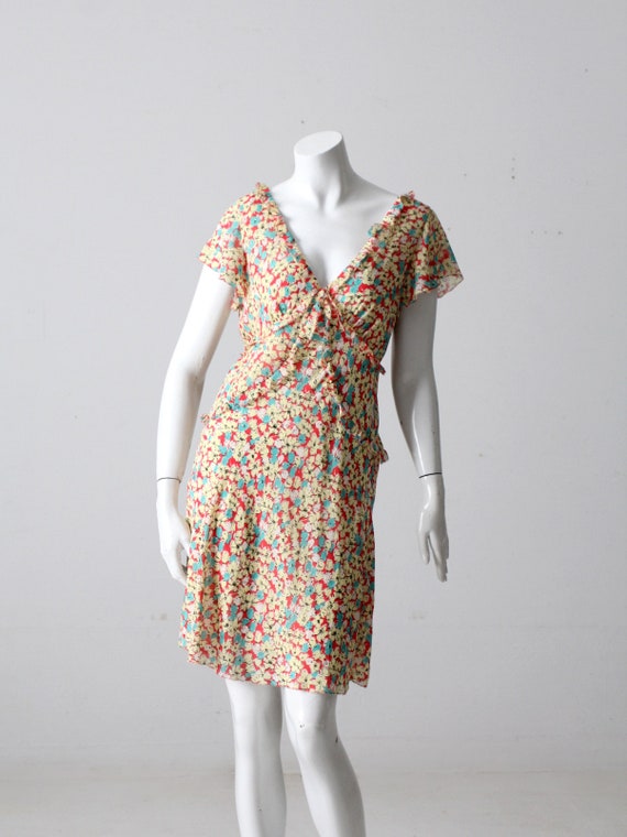 vintage floral dress by MSSP Max Studio Speciality