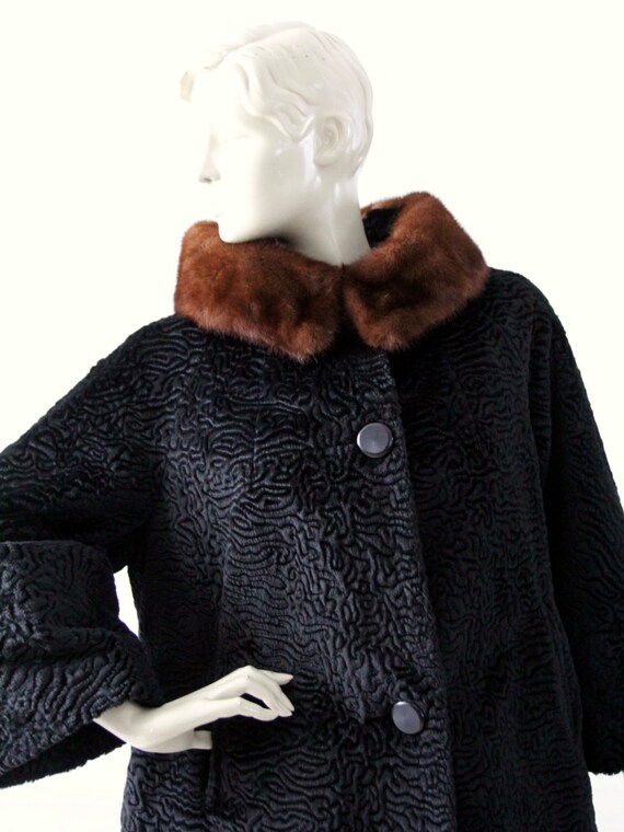 Swing faux fur clearance coat