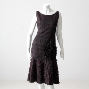 vintage 60s Alfred Werber little black dress