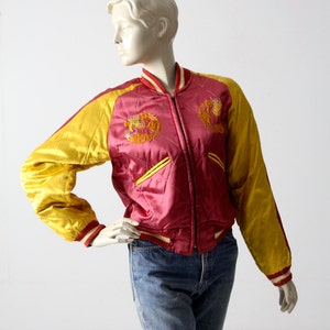 Japanese souvenir jacket, vintage Suka-Japanese tour jacket image 4