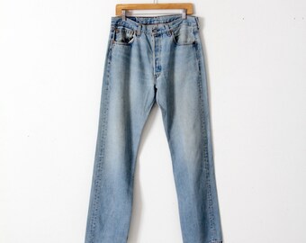 vintage 501 Levi's denim jeans, 33 x 33