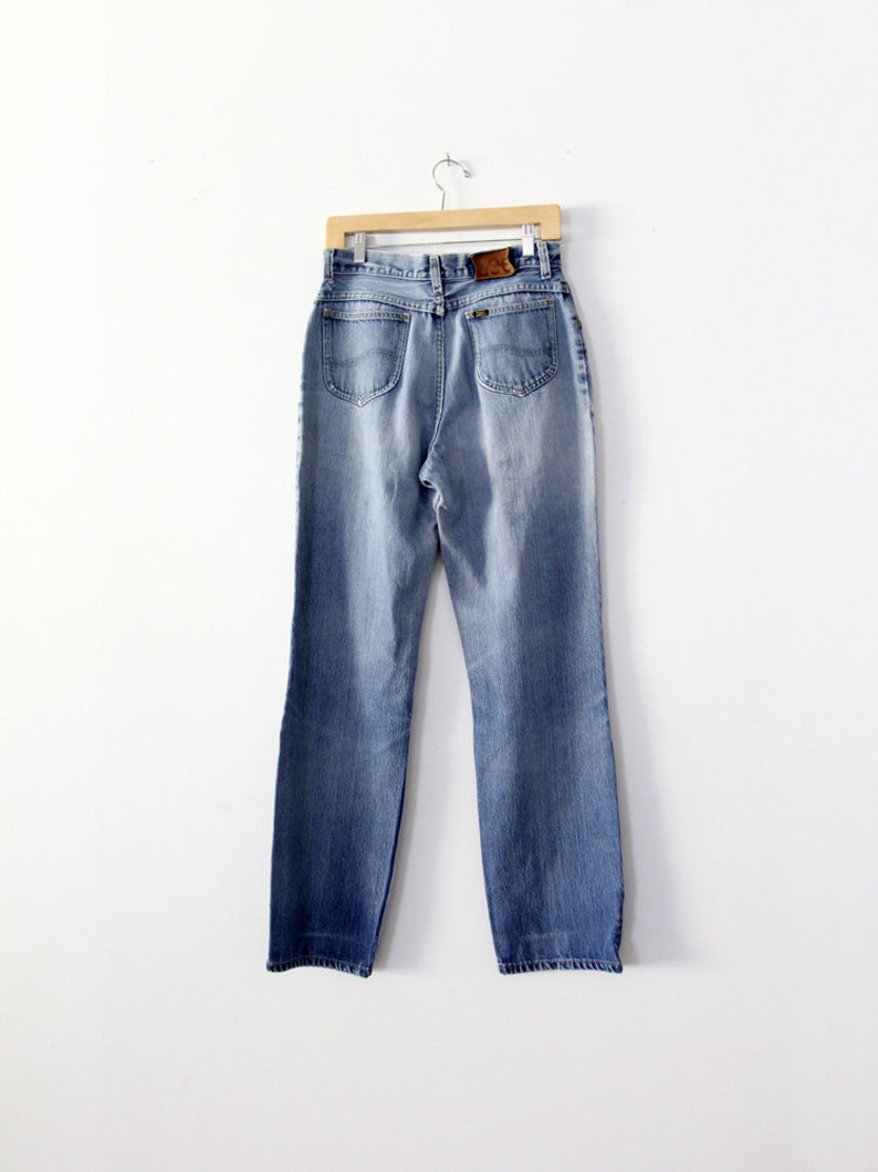 1970s High Waist Lee Jeans Vintage Blue Jeans Waist 30 | Etsy