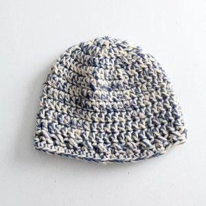 vintage hand knit beanie hat image 3