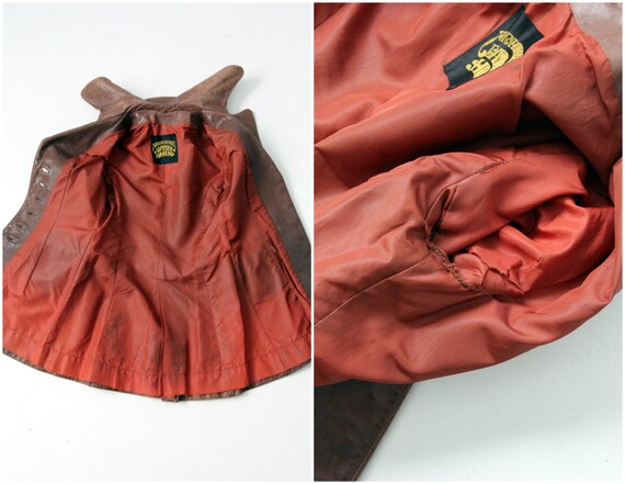 Vintage 1970s North Beach Leather Jacket - Etsy
