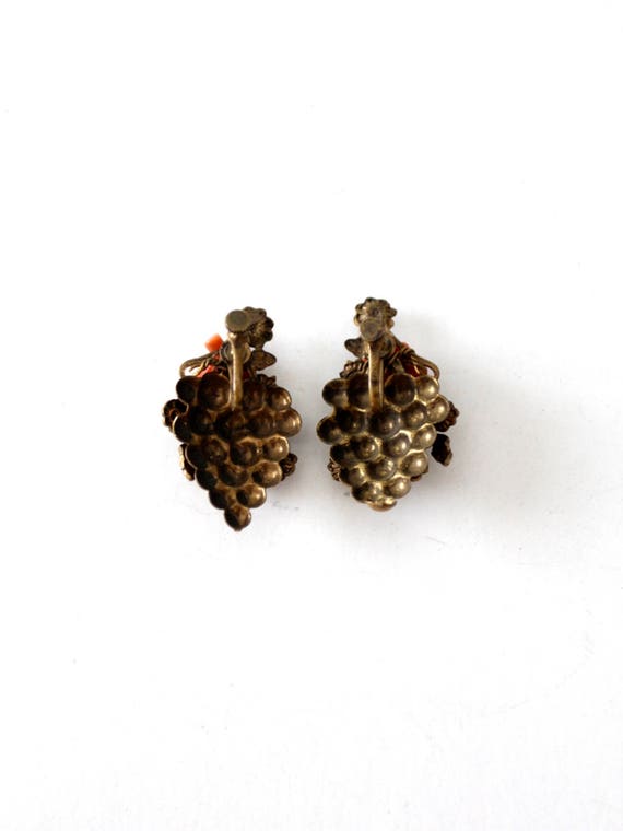 vintage Edwardian branch coral and bronze jewelry… - image 8