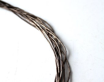 vintage liquid silver necklace