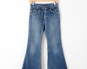 パンツ 70s Levi'sBell Bottom Flare Denim Vintage Levi's 1970's Women's Size 27X28 Bell Bottom Flare