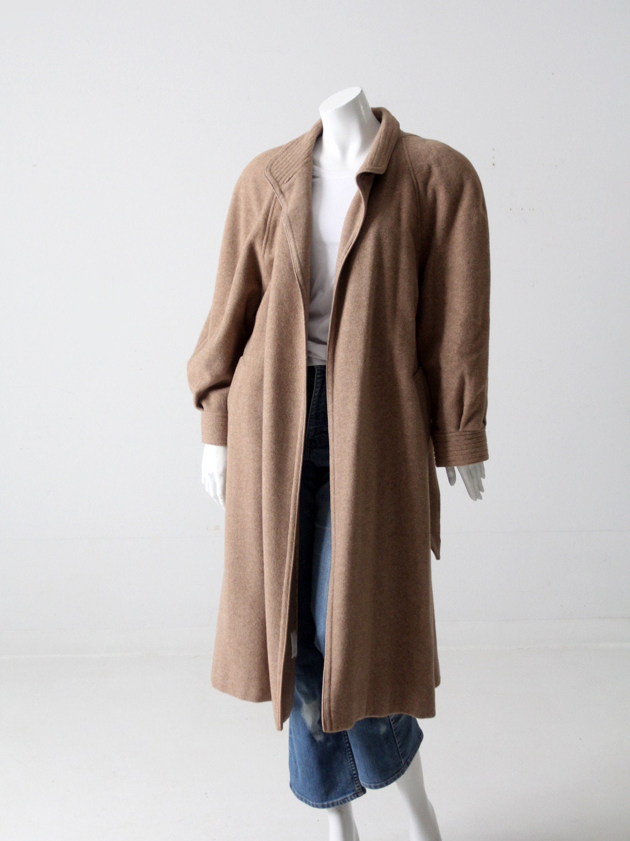Vintage 70s Oscar De La Renta Wool Trench Coat - Etsy Vintage 70s Oscar De La Renta Wool Trench Coat - Etsy