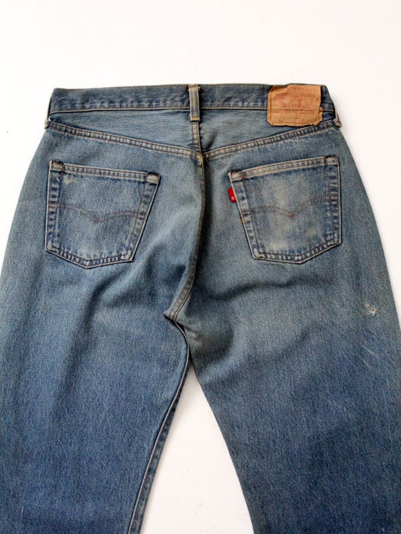 vintage Levis 501 red line jeans, 32 x 28 - image 8