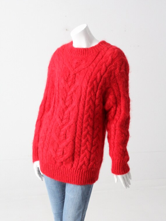 Hairy Wool Knit Sweater