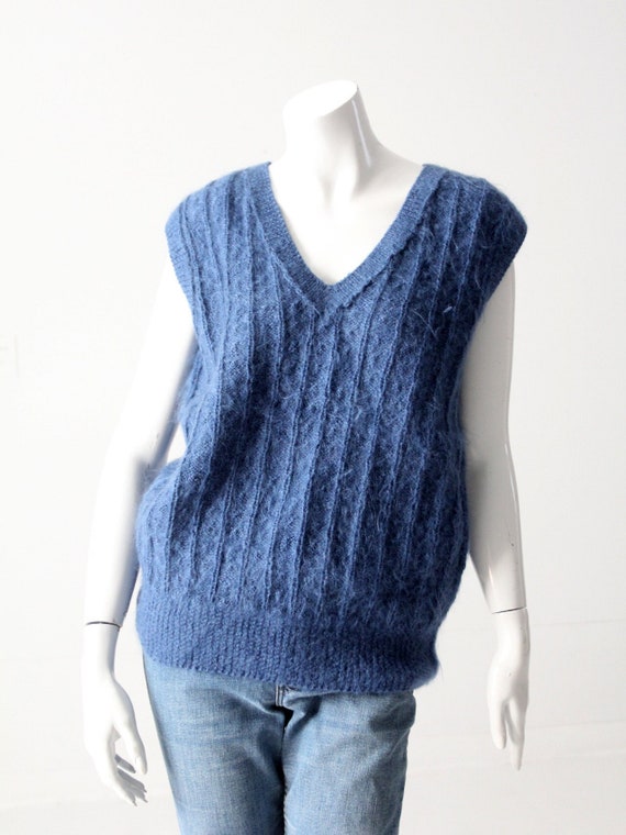 vintage mohair sweater vest - image 1