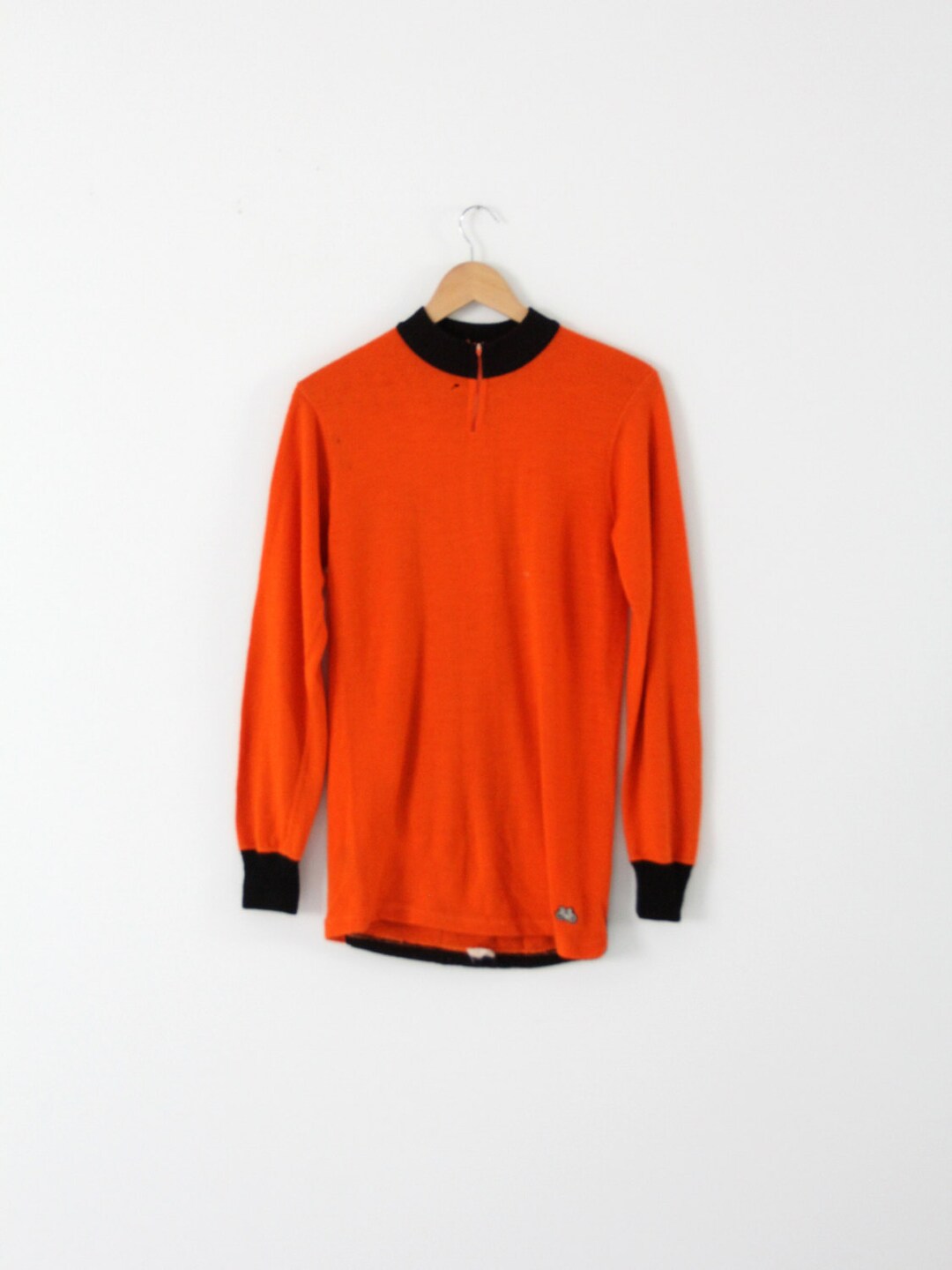 Vintage Bicycle Jersey, 70s Wool Cycling Jersey With Back Pockets Etsy