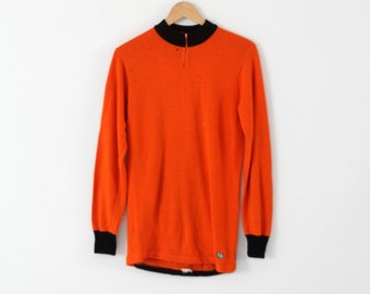 Maillot cycliste La Trinité AS VERNIER vintage années 70 BERGER MAILLE shirt M/L