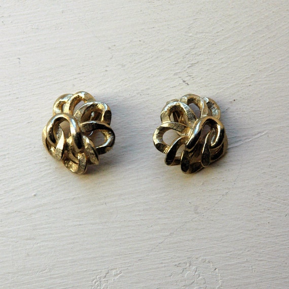 vintage signed Art earrings, 50s Mode-Art clip on… - image 2