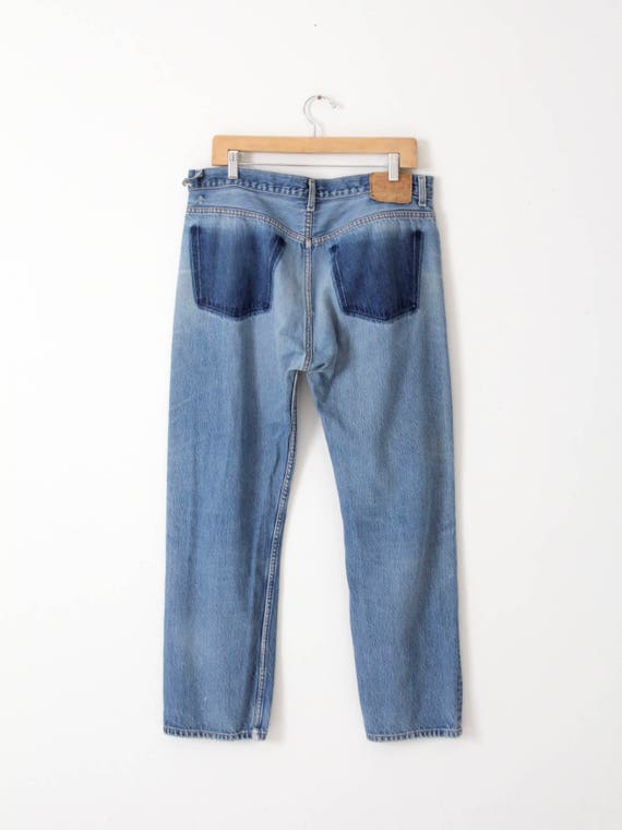 vintage Levis 501 jeans, 1980s 501s, 36 x 28 - image 3