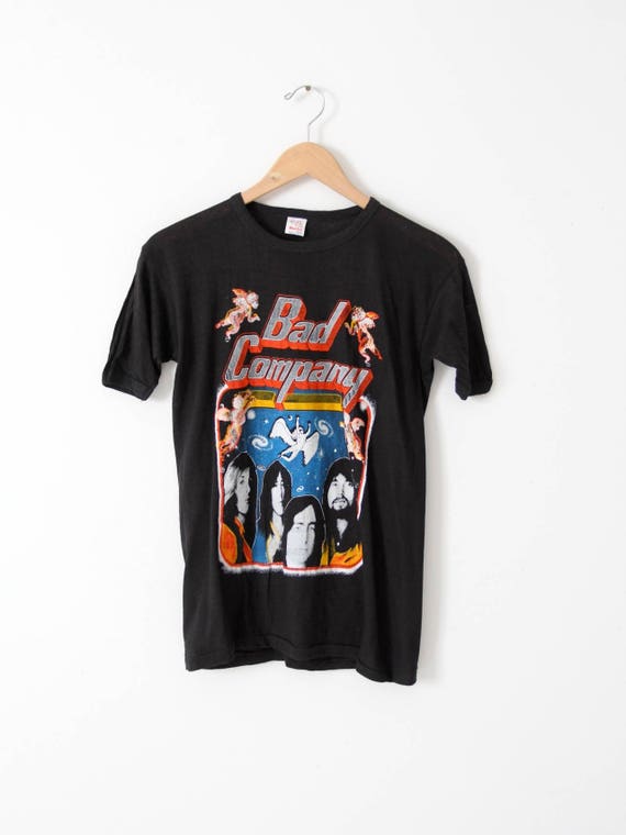 1970s Bad Company band tee, Desolation Angels boot