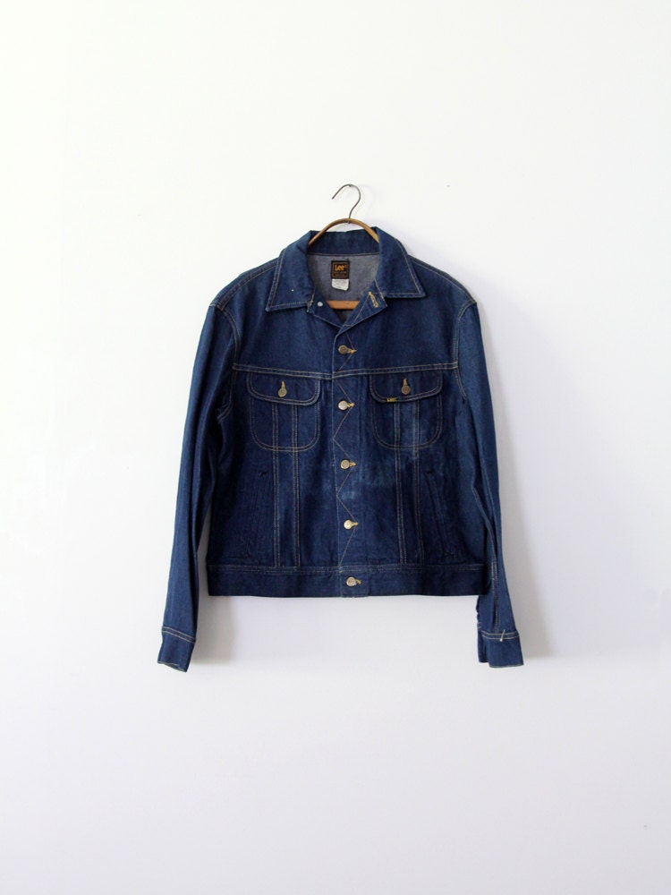Vintage 70s Lee Denim Jacket, Lee Sanforized PATD-153438 - Etsy Vintage 70s Lee Denim Jacket, Lee Sanforized PATD-153438 - Etsy