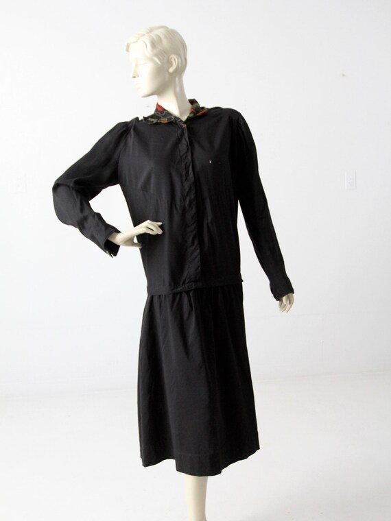 antique drop waist dress