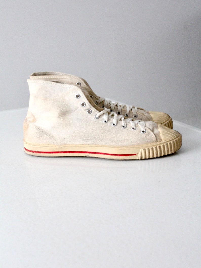 Vintage 50s basketball shoes Bata basketball shoes 1950s Etsy