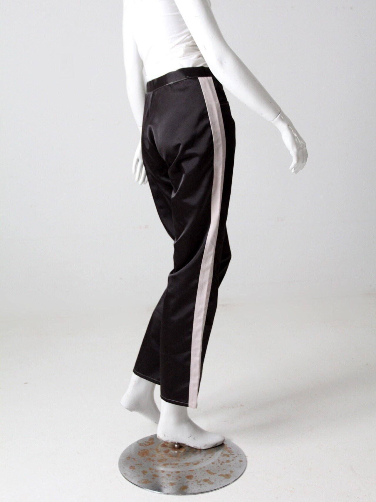90s〜 Japan vintage slacks 1tuck stripe Vintage 90s Track Pants by Dollhouse - Etsy