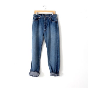 vintage Levi's 501 denim jeans, 34 x 35 image 1