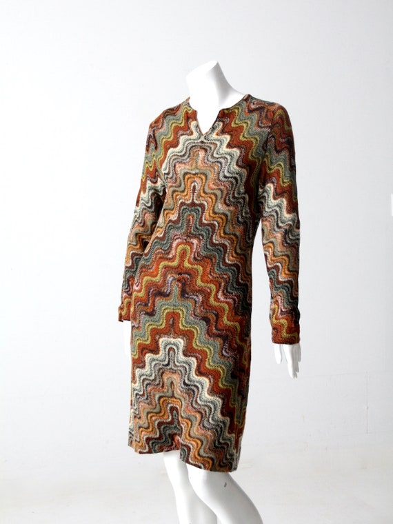 vintage 70s Missoni knit dress - image 7