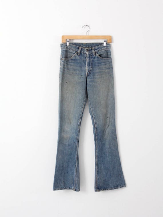 1970s Levis 646 jeans, vintage Levis flare leg, 2… - image 4