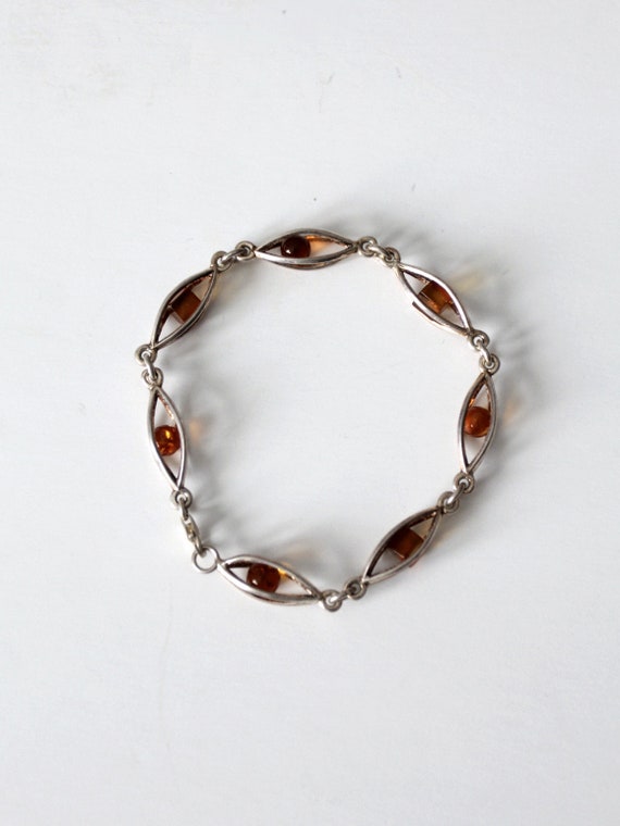 vintage amber bracelet - image 1